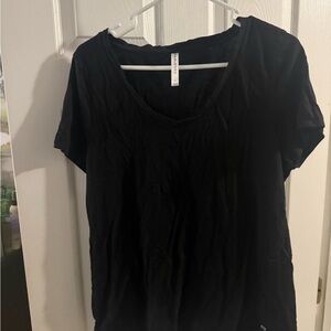 Fabletics Black Short Sleeve Tee